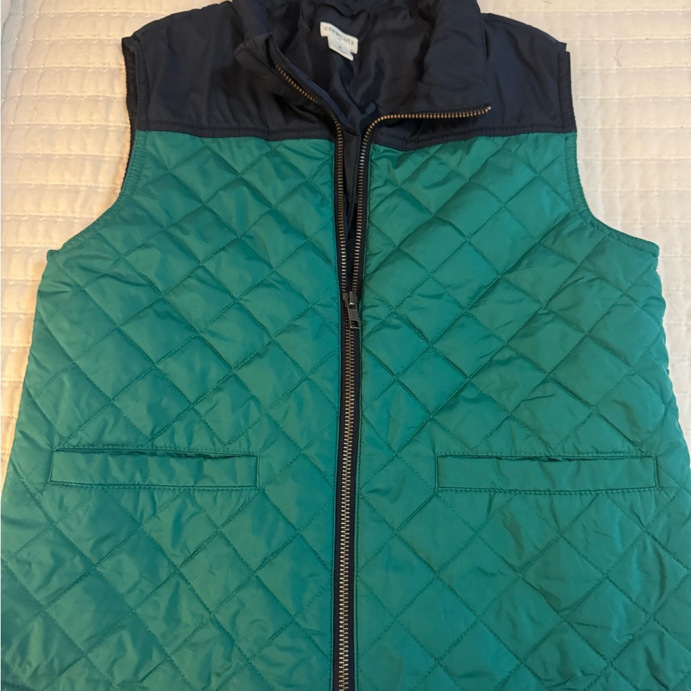Crewcuts Navy Quilted Vest boys